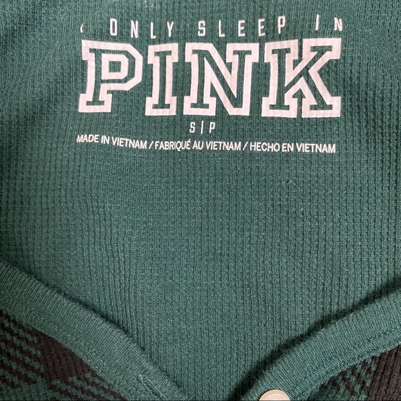 PINK victoria secret sleep longsleeve - Picture 3 of 3